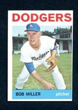 1964 Topps Baseball Card #394 Bob Miller Dodgers VG-EX