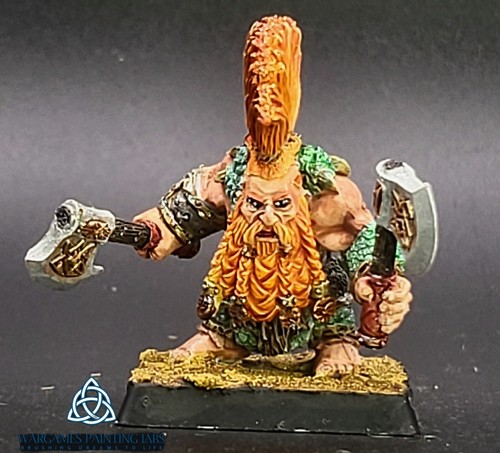 Painted Dwarf Command Set Dwarf King Slayer Mountain Holds The Old World - Picture 11 of 19