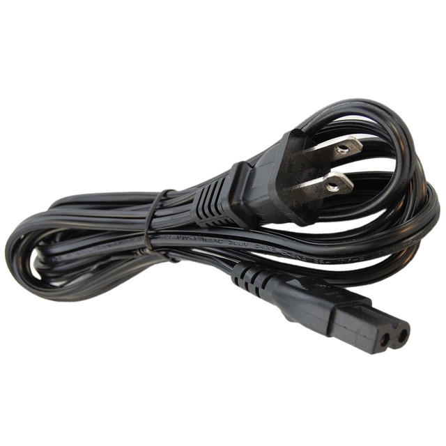 HQRP AC Power Cord for Husqvarna Viking 1002LCD 1003LCD Designer