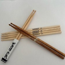 Pro Mark Hickory Firegrain Forward Oval Aagut 5A 16" Wood 4 Pair Drumsticks