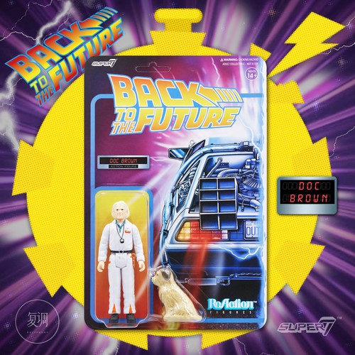 3.75" Super7 Back To The Future ReAction Figure Wave 2 Toy Colletible Model - Picture 11 of 13