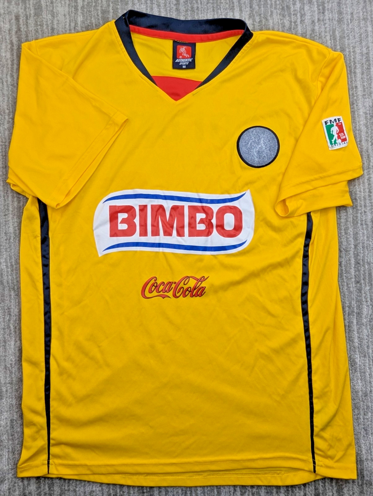 Vintage Club America Home Soccer Jersey Men’s Medium Corona Bimbo Coca Cola