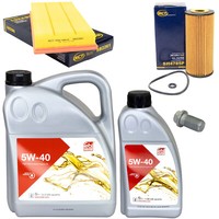 MotoröL Filter Set 5W-40 6 Liter + ÖLablassschraube FüR Mercedes A-Klasse W169