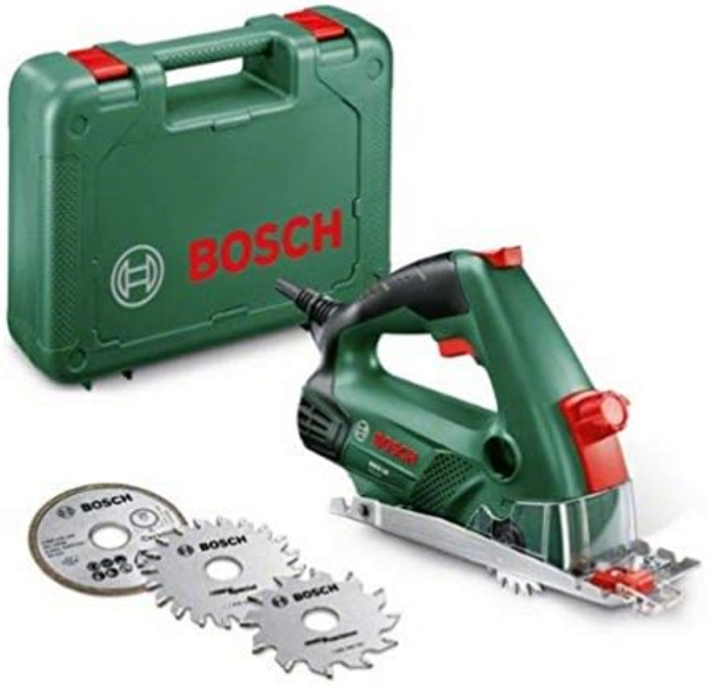Bosch Home and Garden PKS 16 Multi Mini Sega Circolare, verde