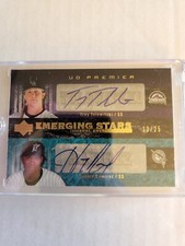 2007 UD Premier HANLEY RAMIREZ TROY TULOWITZKI Dual Autograph /25 Emerging Stars