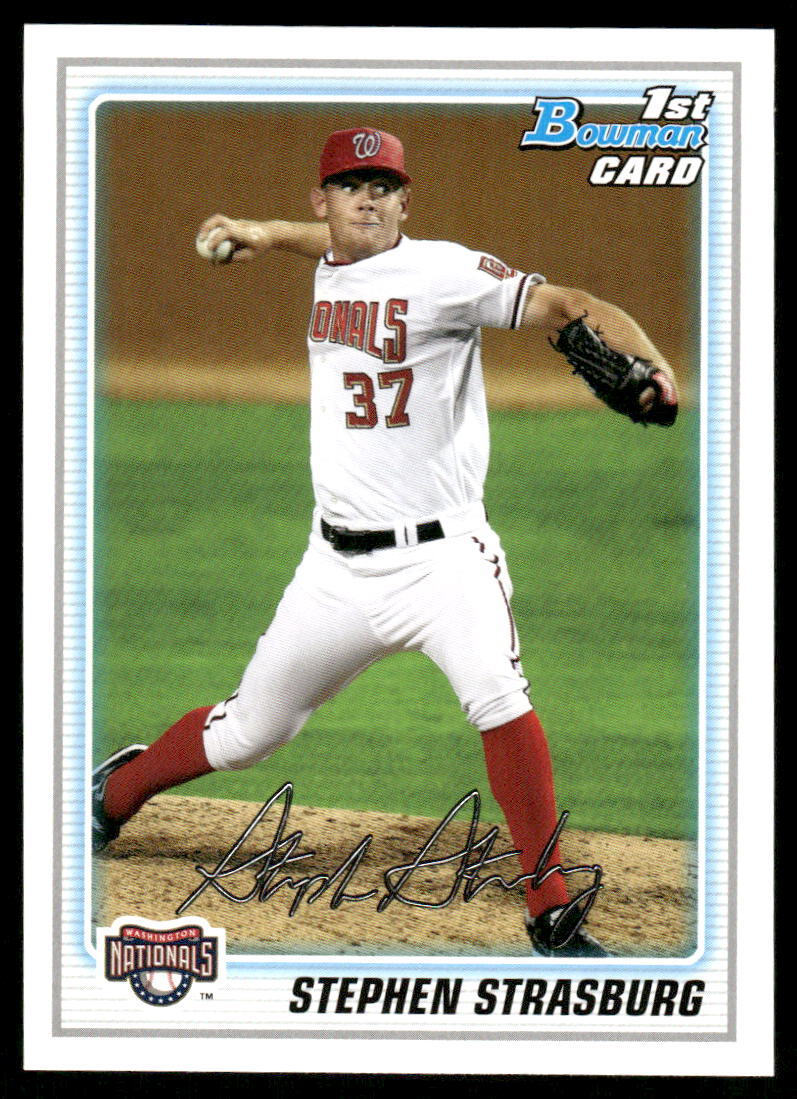 Stephen Strasburg 2010 Bowman #BP1 Washington Nationals