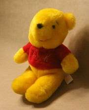 Winnie The Pooh 1991 Walt Disney Productions Sears 6" Vintage Push Stuffed Toy
