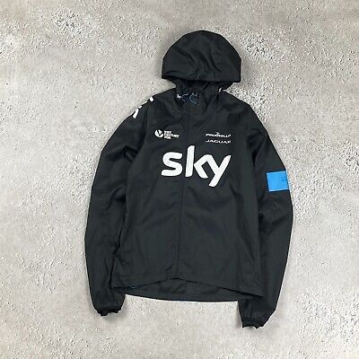 Rapha Men's Cycling Packable Lightweight Hooded TEAM SKY Pro Rapha Men's Cycling Packable Lightweight Hooded TEAM SKY Pro