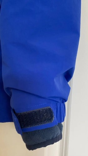 Lands End Child Size Small Blue Green Long Sleeve Rain Jacket Coat Zip - Picture 3 of 11