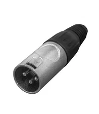 5 Pack Professional Metal XLR Plug with cable protector