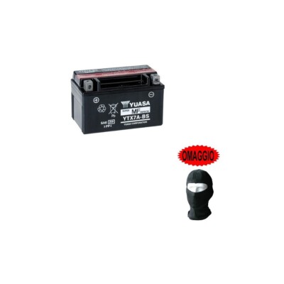 Für Baotian BT125T-7 Hawk 125 2000-2020 Batterie YTX7A-BS yuasa GIA 'Fertig Sigi