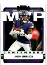 2022 Panini Contenders #MVP-JJE Justin Jefferson MVP Contenders Emerald