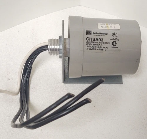 🔥Cutler-Hammer CHSA03 Lightning Arrester 600VAC Surge Protector