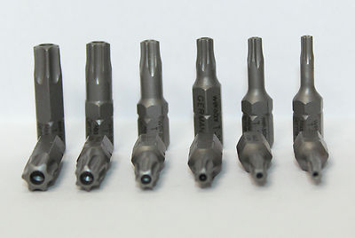Wekador six.star Torx-Bits mit Bohrung alle Größen in einem Angebot 