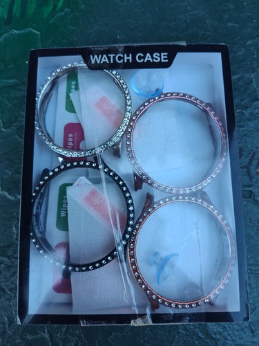 Goton Bling Case Designed for Samsung Galaxy Watch FE 5 4 Screen Protector 40mm