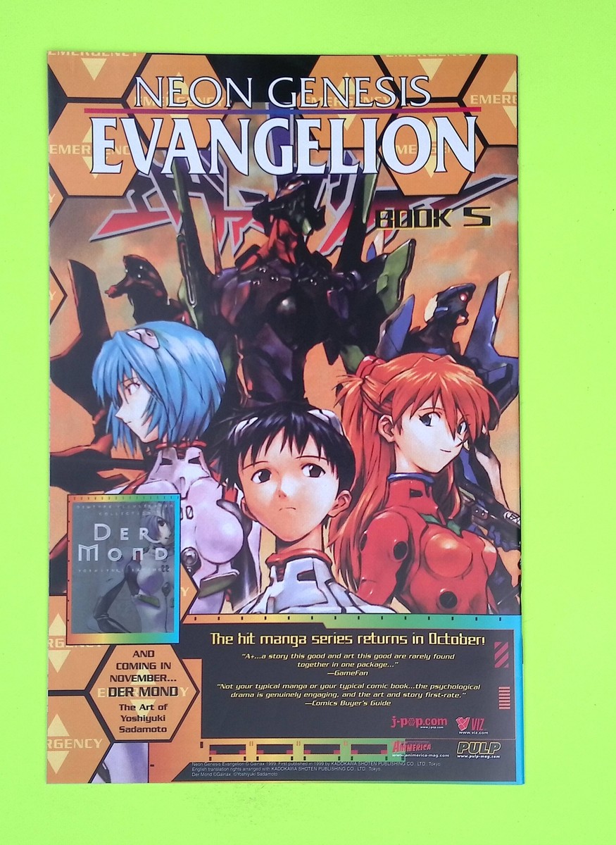 コミック・アニメ EVANGELION Neon Genesis Evangelion #1 Vol. 5 2000 Viz Media Mid Grade Comic