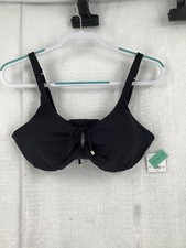 Sunsets Women's Black Bikini Top Size 30 G