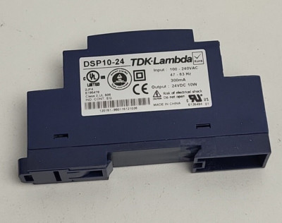 TDK-Lambda DSP10-24, DIN Rail Power Supply. Used. fast shipping!!!