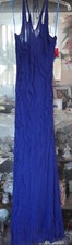 Amber Nicole Royal Blue Beaded Evening Gown Sz 12 NWT $299 L#887
