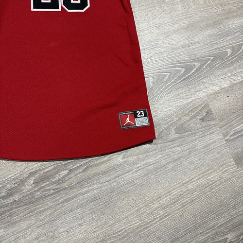 Girls Jordan 23 Sleevess T-shirt Jersey Dress Red / Black Medium MSRP $45 - Picture 2 of 6