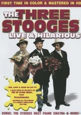 Three Stooges - Live & Hilarious (DVD, 2008) Moe & Shemp Howard, Larry Fine, New