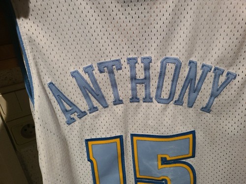Maillot basket Adidas Jersey Nike swingman Carmelo Anthony basketball M Denver - Picture 7 of 11