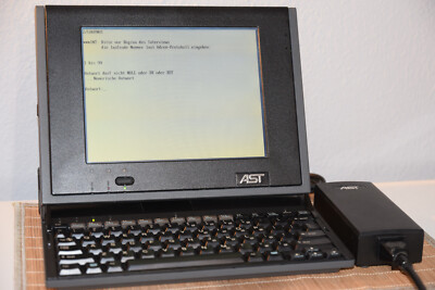 AST RESEARCH INC. PenExec. Laptop/Pentop 