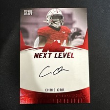 2020 Sage Hit - Next Level Autographs Red #NL-CO Chris Orr (AU, RC)