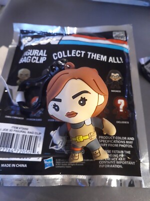 G.I.Joe Series 1 Scarlett Figural Bag Clip.  S1