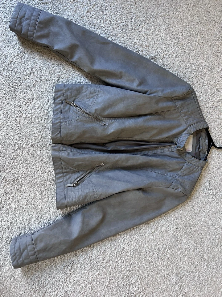 Chaqueta azul claro sin cuero Foto 2 de 2