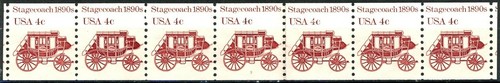 Stagecoach Original Issue MNH Coil PNC7 Plate 3 Scott's 1898A - Picture 2 of 2