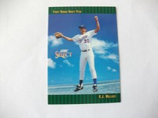1993 SELECT FIRST ROUND PICK B.J. WALLACE ROOKIE # 310 BASEBALL CARD (EXPOS)