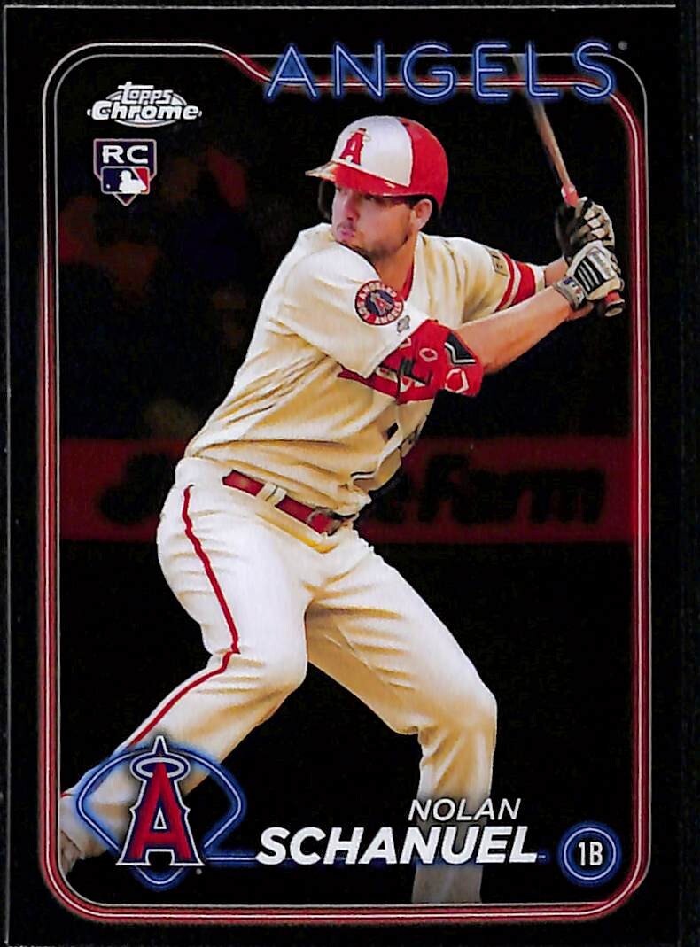 2024 Topps Chrome Base #274 Nolan Schanuel  - Los Angeles Angels