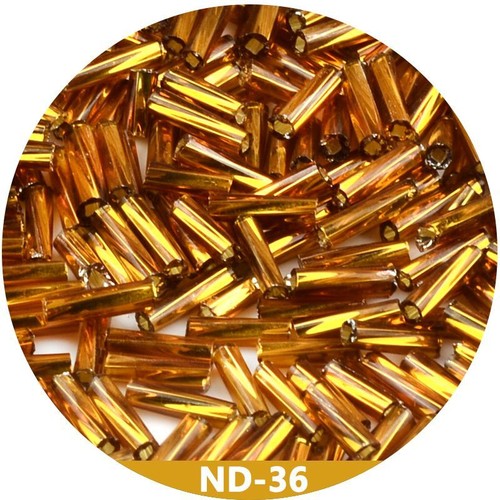 Tubo de giro Semilla de cuentas de vidrio checo Cuentas de corneta sueltas largas Hágalo usted mismo Joyería 2X6 mm 500 piezas - Imagen 20 de 44