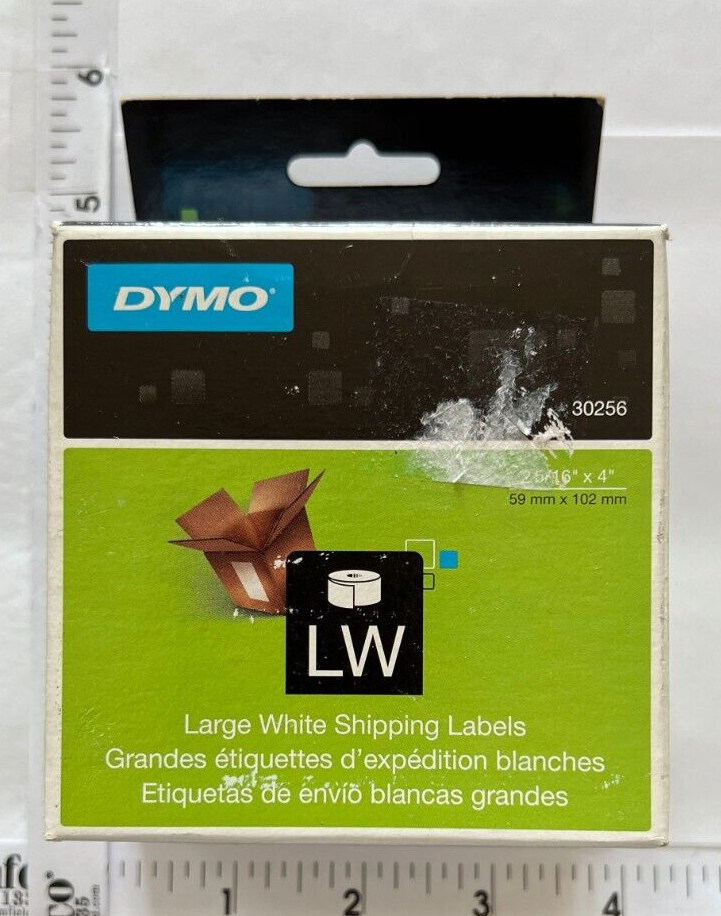 DYMO LW 30256 Compatible Large Address Labels - 34 Rolls Of 300, Direct Thermal, 4x2.31"