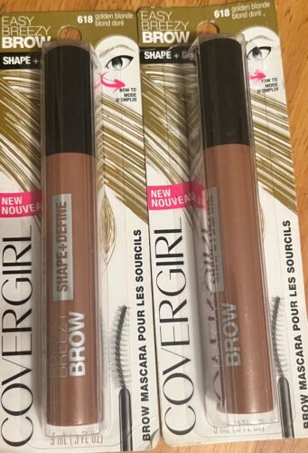 covergirl easy breezy brow 618 golden blonde pack of 2