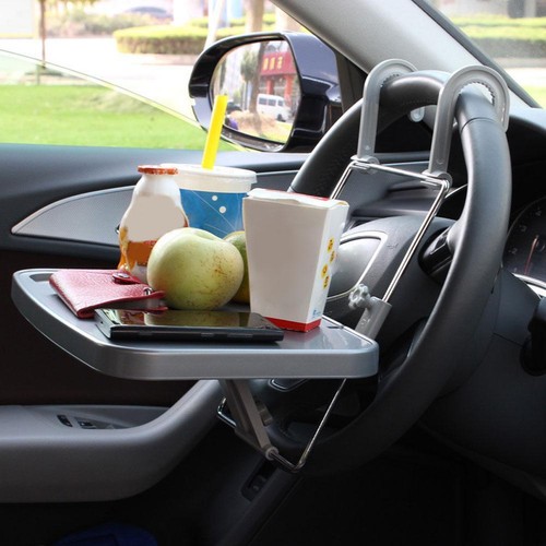 Portable Car Steering Wheel Seat Tray Back Seat Laptop Desk Stand✨/ Tray V D3P7 - Afbeelding 5 van 19