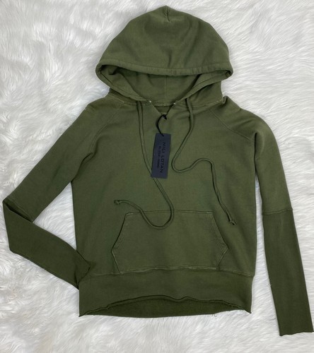 NWT Nili Lotan $275 Janie Hoodie in Army Green Sz XS - Picture 2 of 7