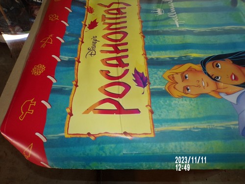 Estandarte de ventana de exhibición de tienda de Pocahantas con sello de Disney - Imagen 13 de 24