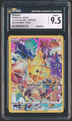 Pikachu graded CGC 9.5 for sale on eBay
