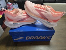 Brooks Glycerin 23 Women  s Running/Walking Shoes Pink White Orange Mesh 12W B