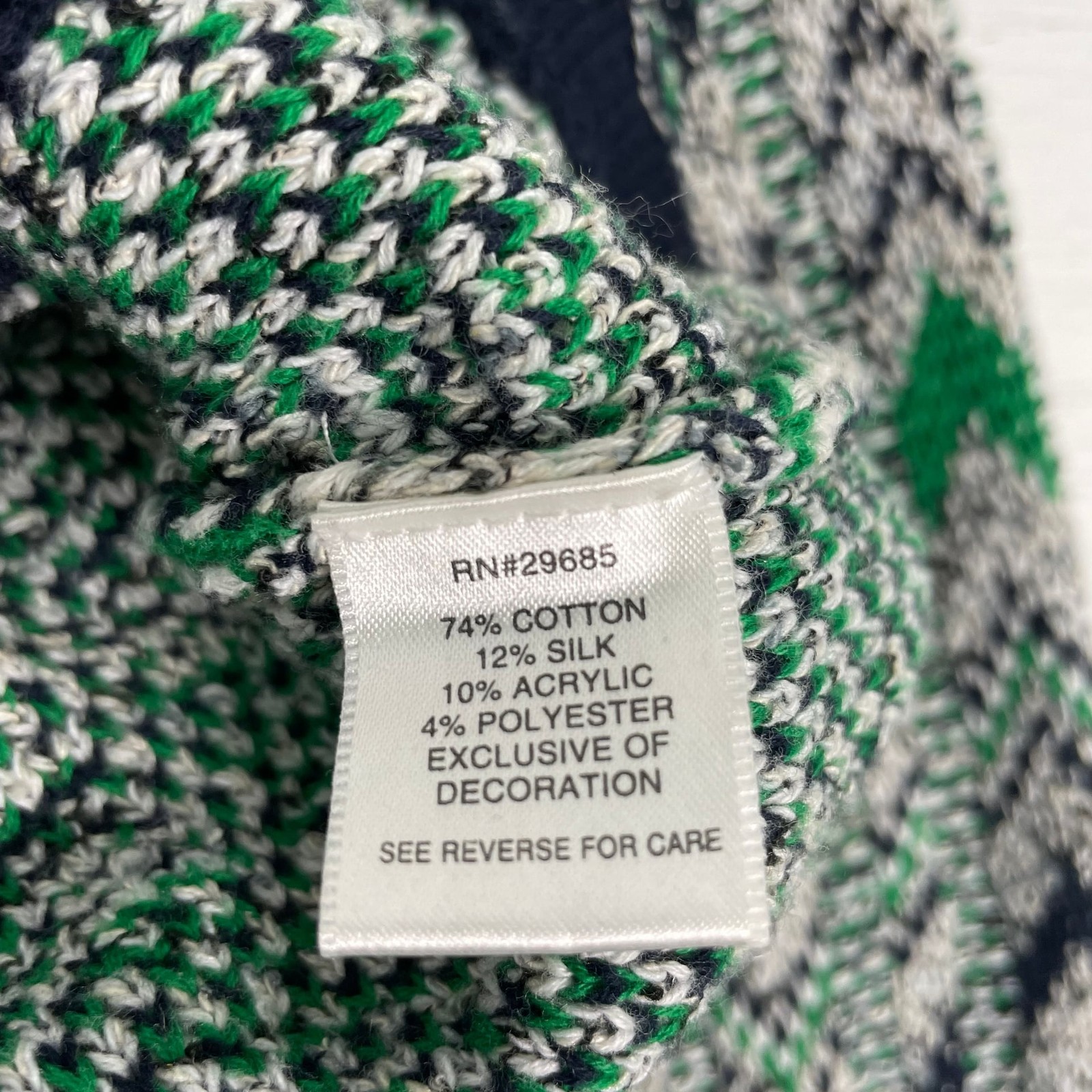 Pendleton Chevron Zigzag Knit Button-Front Cardig… - image 4