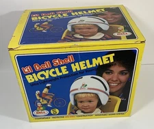 1984 Lil Bell Shell Bicycle Helmet With Box & Instructions - Preowned -RARE!