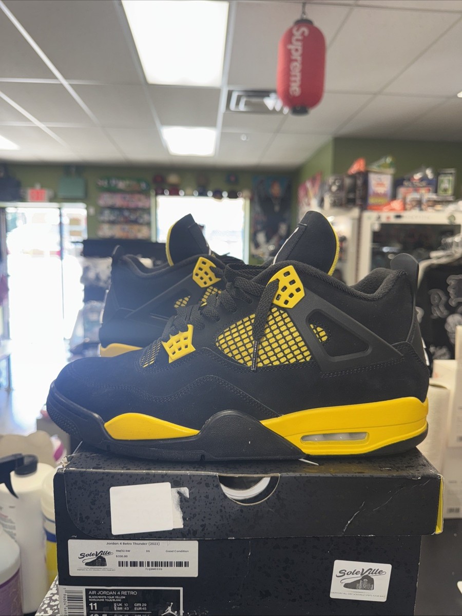 Size 11 - Jordan 4 Retro Mid Thunder | eBay