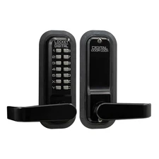 Lockey USA 2835JB Mechanical, Keyless Lever Lock, Jet Black