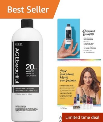 AGE beautiful Gentle Creme Developer for Long-Lasting, Gray-Coverage Hair Color