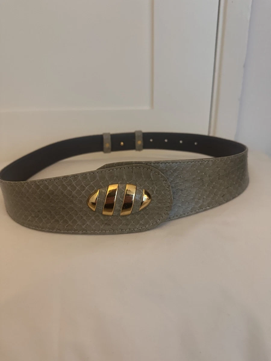 Snakeskin Green Belts for Women for sale | eBay display picture 3