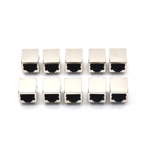 10Pcs/Set Rj45 Network Ethernet 8P 8C Female Socket Connectors 8Pin Pcb Moun Tu - Afbeelding 2 van 6