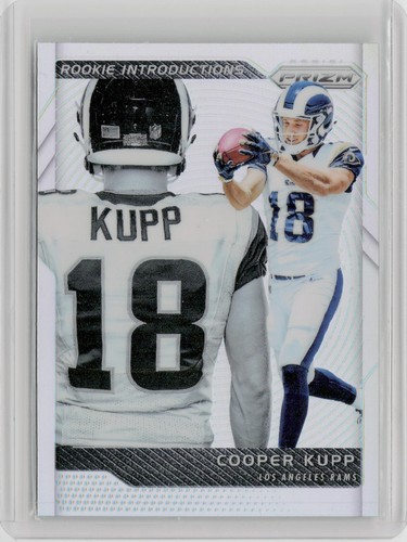 2017 Panini Prizm Cooper Kupp #9 Rams Rookie Introductions Prizm