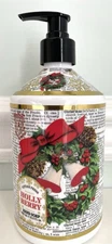 Home & Body Company -Vintage Press Christmas Hand Soap-  Holly Berry - 21.5 oz